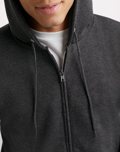 Hanes Ultimate Men's Full-Zip Heavyweight Fleece Hoodie