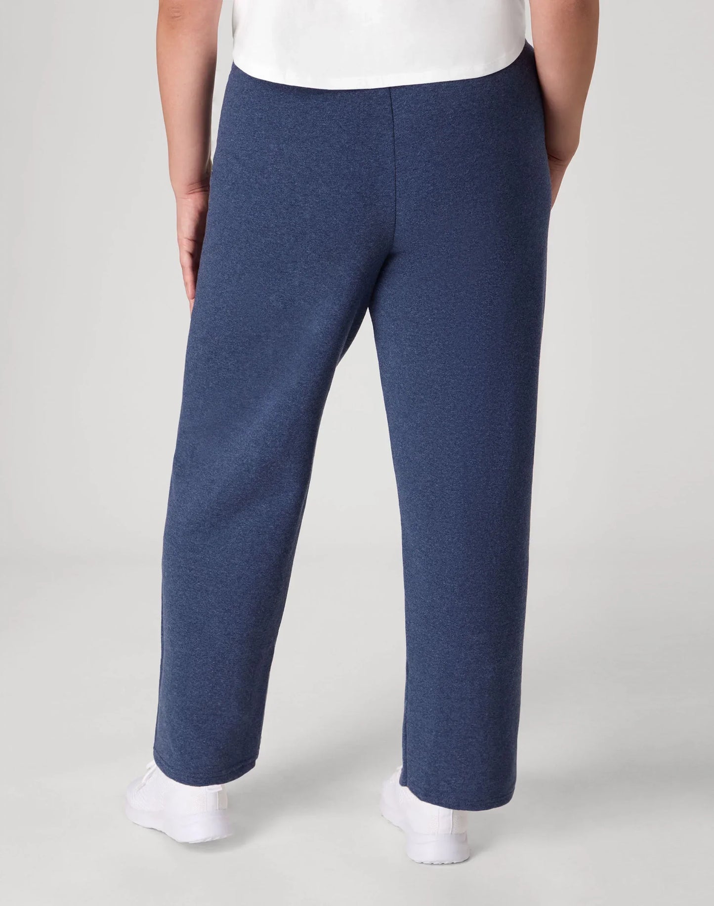 Hanes Just My Size EcoSmart Women's Fleece Sweatpants, Open Leg, 30.5" (Plus Size)