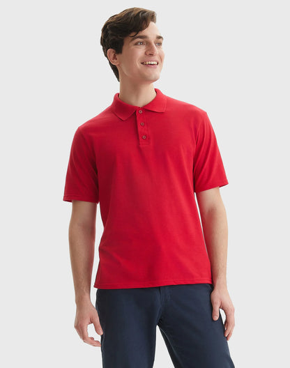 Hanes Men's Pique Polo Shirt (Big &amp; Tall Sizes Available)