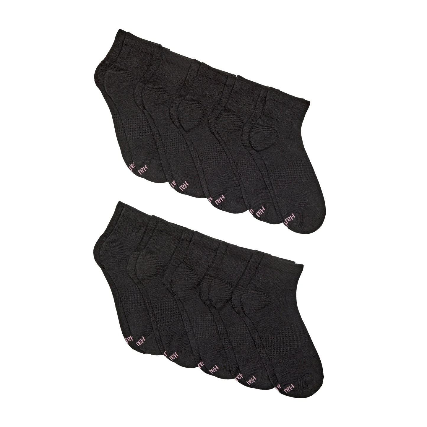 Hanes Moves X-Temp Women&rsquo;s Ankle Socks, 10-Pairs, Shoe Sizes 8-12