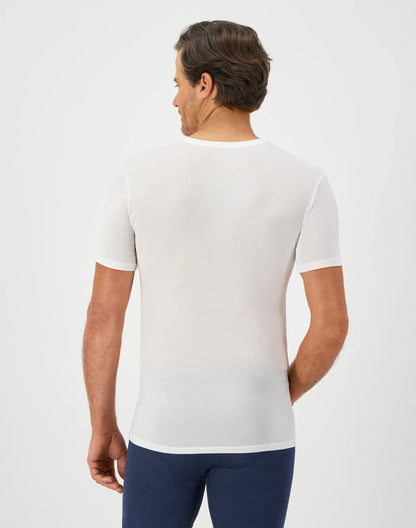 Hanes Perfect Flex Men's Tee, White V-Neck Undershirt, 1-Pack