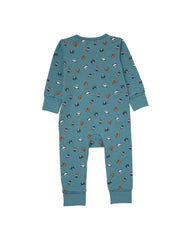 Hanes Pure Comfort Baby Long Sleeve Footless Sleep N' Play, Organic Cotton, Boys &amp; Girls