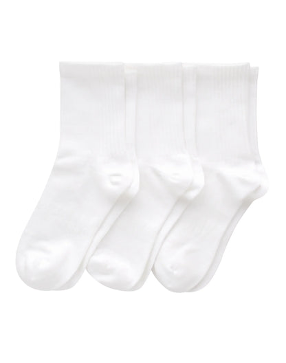 Hanes Moves Women&rsquo;s Seamless Stretch Mid Crew Socks, 3 Pairs
