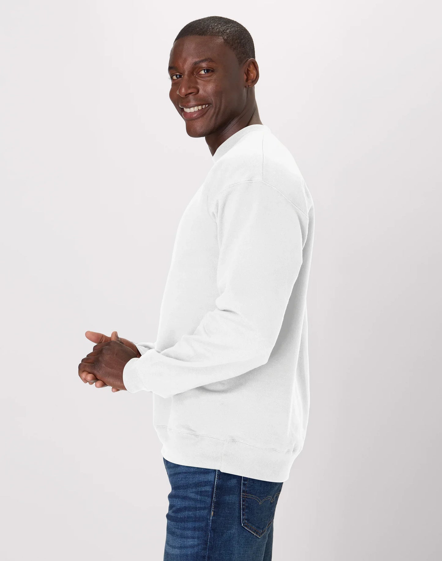 Hanes Ultimate Men's Heavyweight Fleece Crewneck Sweatshirt