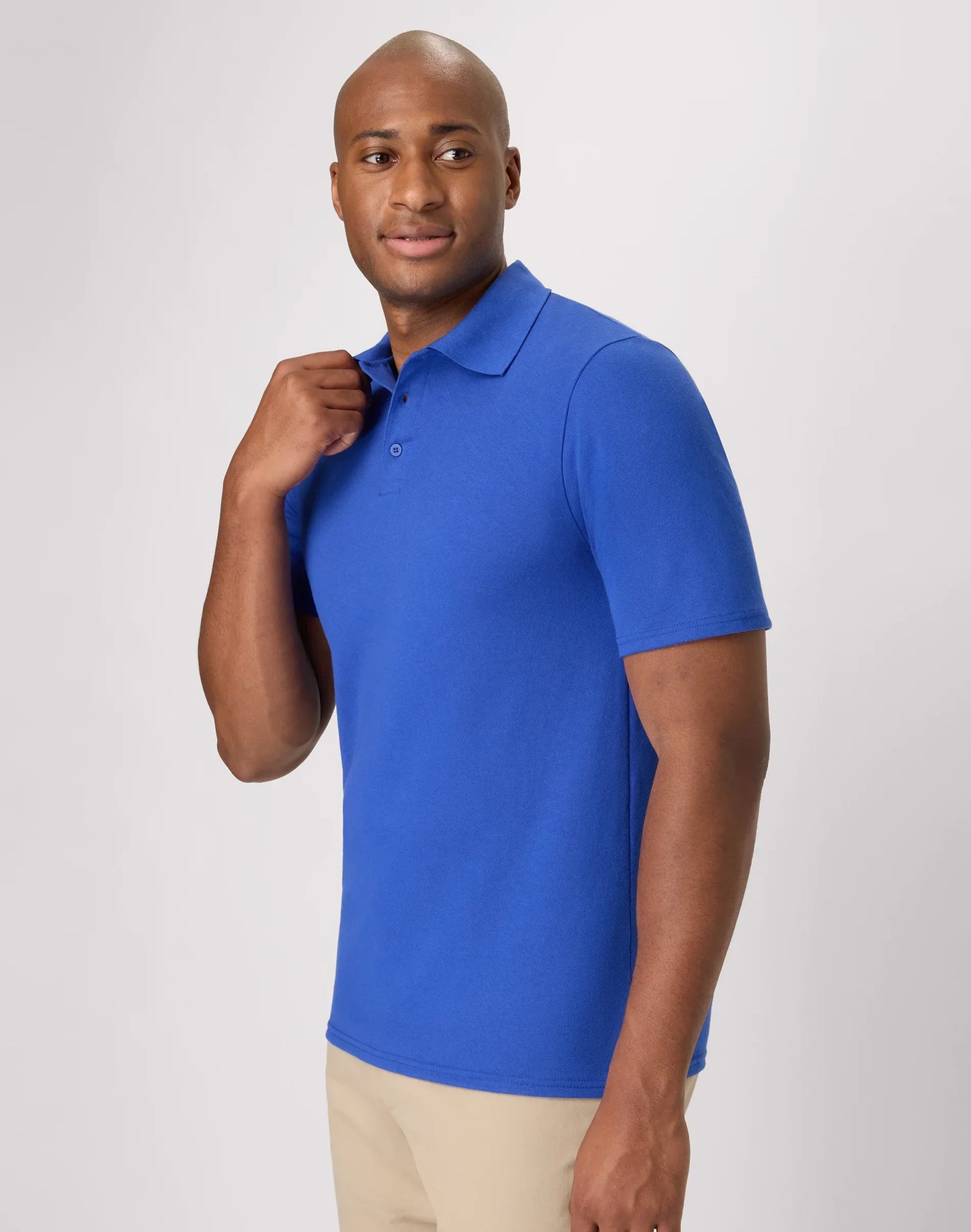 Hanes Men's Pique Polo Shirt (Big &amp; Tall Sizes Available)