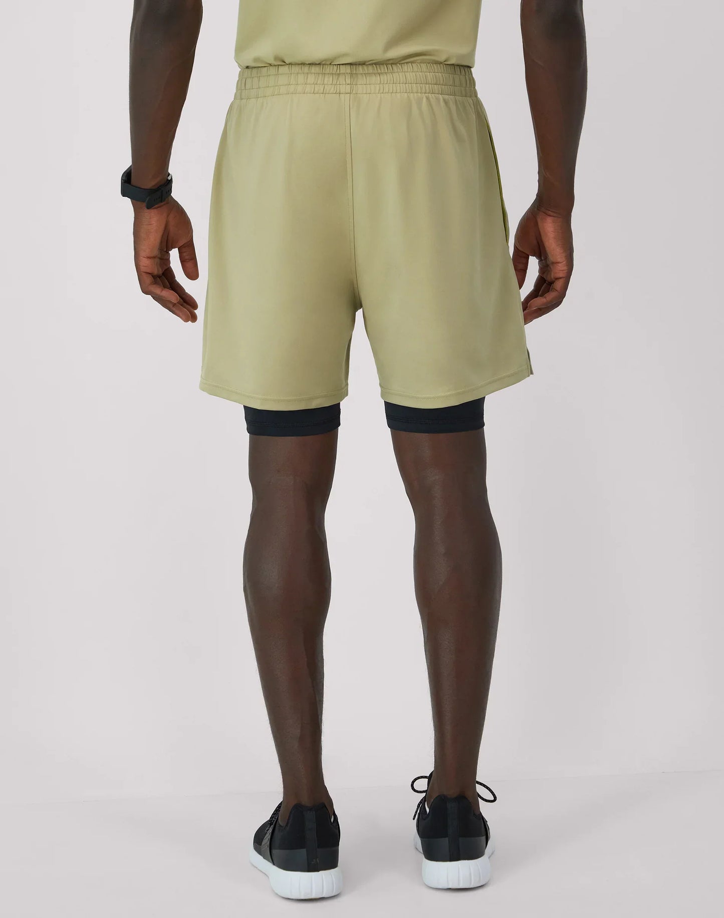 Hanes Moves Men's 2-in-1 Gym Shorts, 5" Inseam