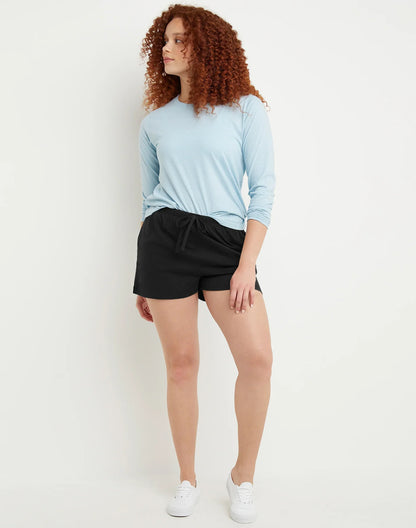 Hanes Originals Women's Cotton Jersey Shorts, 2.5"
