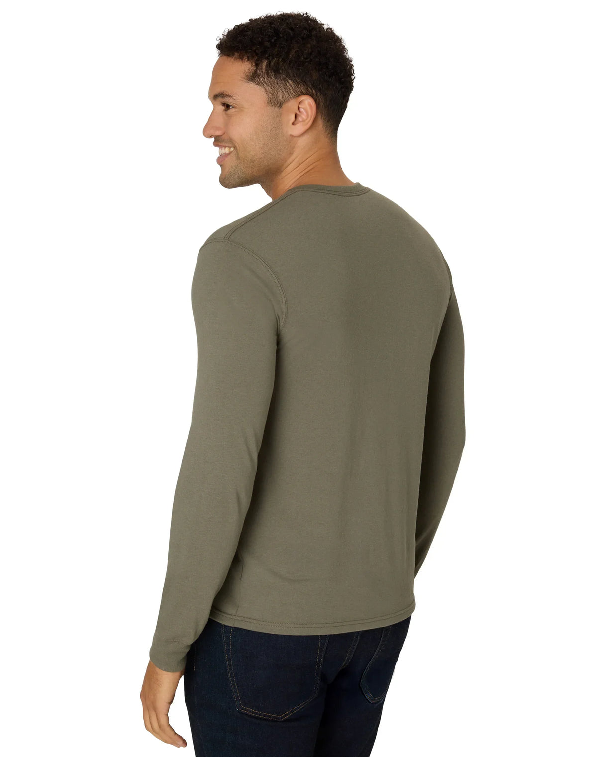 Hanes Originals Men's Long Sleeve Henley T-Shirt