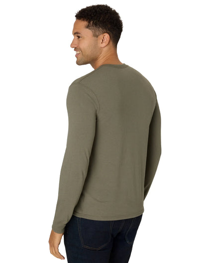 Hanes Originals Men's Long Sleeve Henley T-Shirt