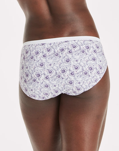 Hanes Ultimate Women's Breathable Cotton Bikini Underwear, 6-Pack