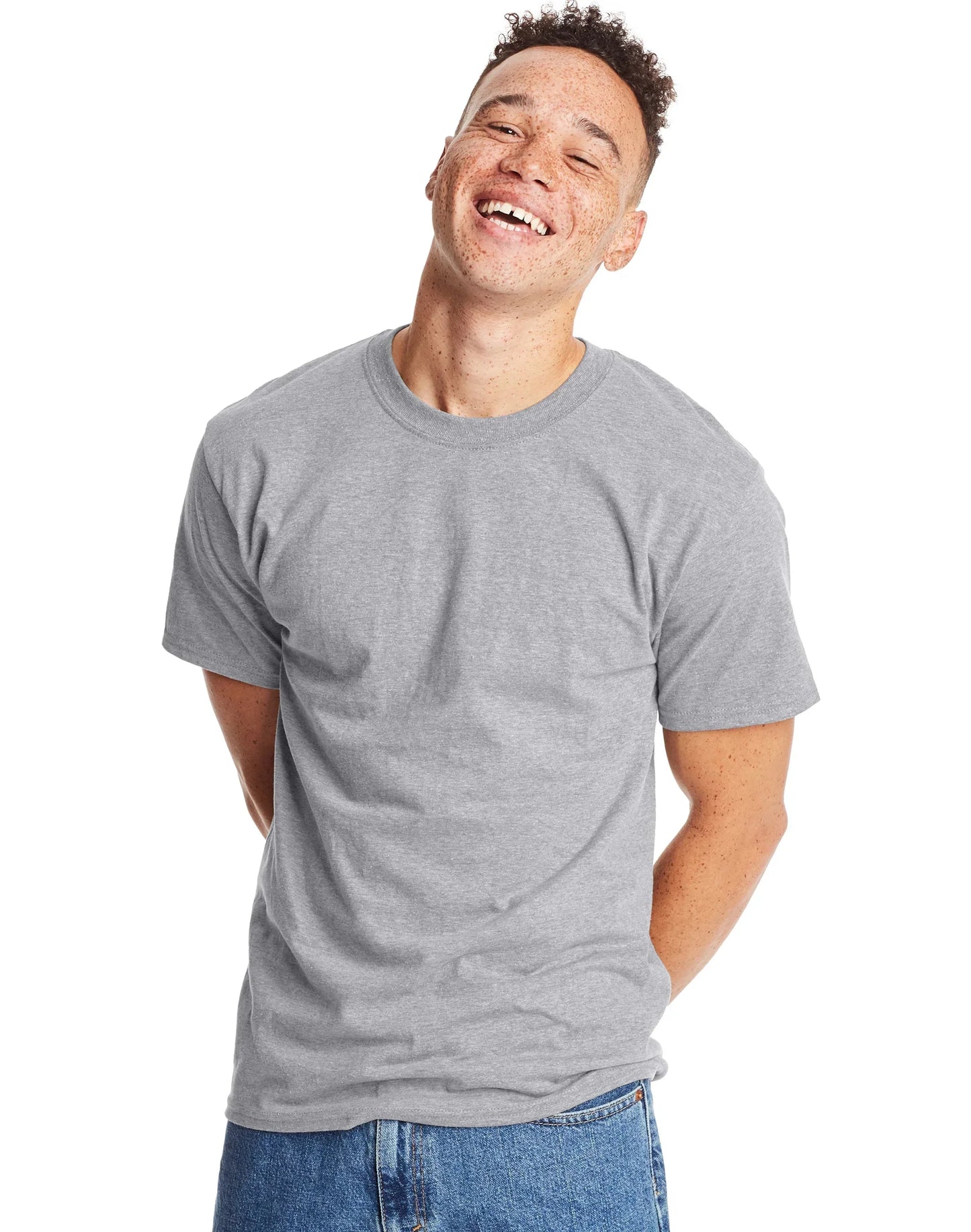 Hanes Beefy-T Men's T-Shirt, Value 2-Pack (Big &amp; Tall Available)
