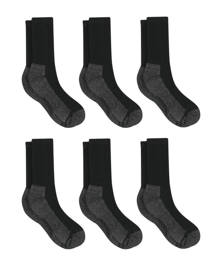 Hanes Men's Big &amp; Tall Work Crew Socks, 6-Pairs