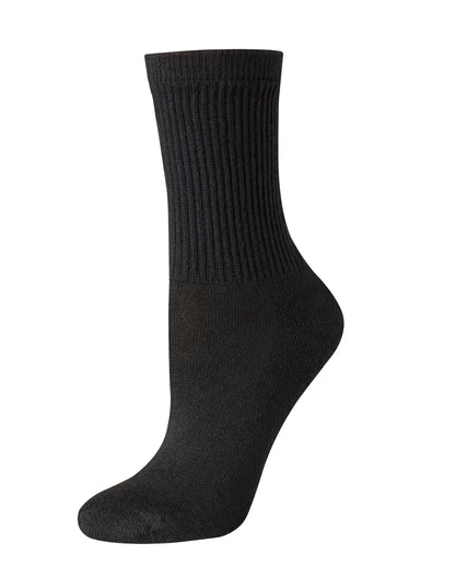 Hanes Women's Crew Socks, Moisture-Wicking, 6-Pairs