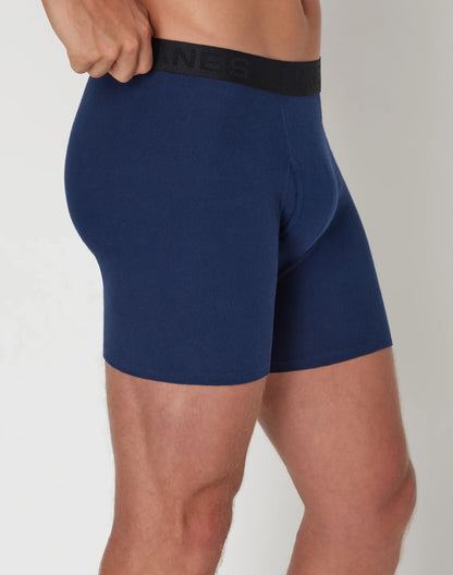 Hanes Ultimate Men&rsquo;s Cotton Boxer Brief Underwear, Comfort Flex Waistband, Assorted, 5-Pack