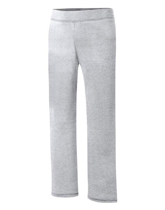 Hanes EcoSmart Girls' Fleece Sweatpants, Open Leg