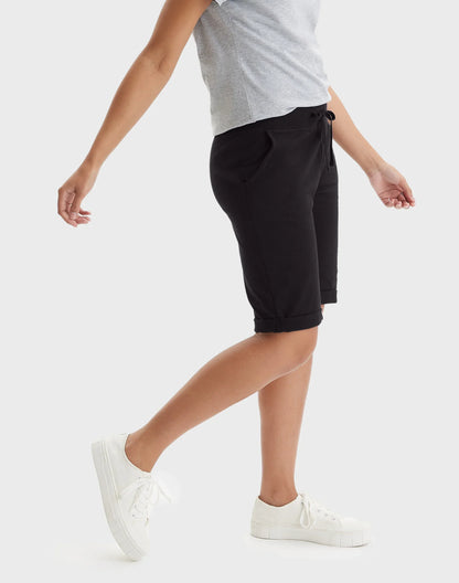 Hanes Women's French Terry Bermuda Shorts, 11"