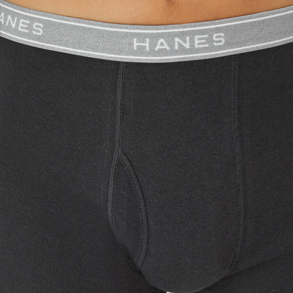 Hanes Comfort Flex Men's Cotton Boxer Brief Underwear, Moisture-Wicking, 6-Pack