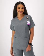 Hanes Comfort Fit Scrubs Women&rsquo;s V-Neck Scrub Top
