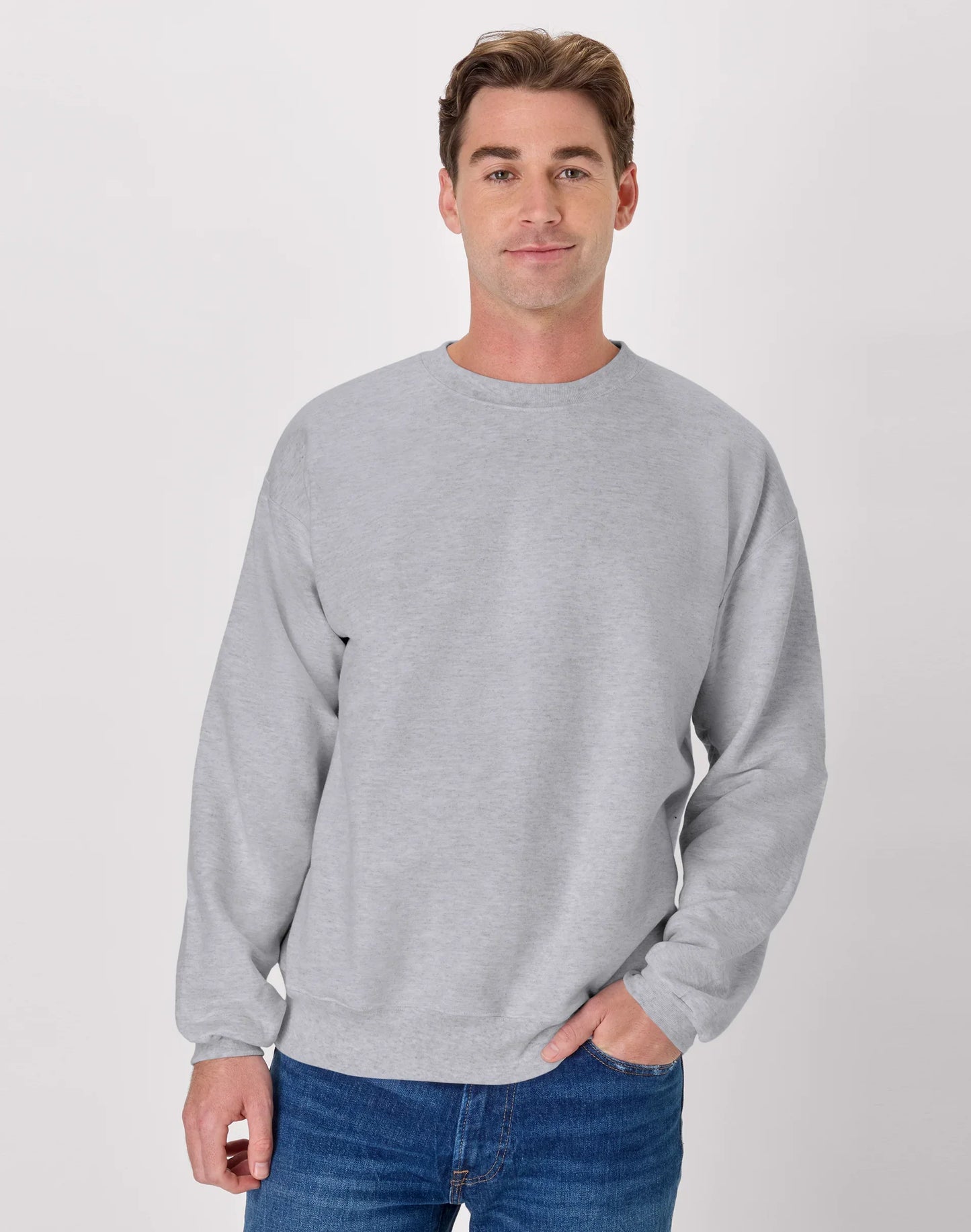 Hanes Ultimate Men's Heavyweight Fleece Crewneck Sweatshirt