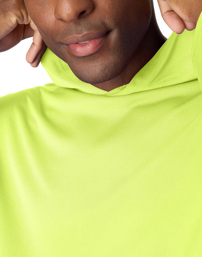 Hanes Cool DRI Men’s Hooded T-Shirt, 3-Pack, Moisture-Wicking