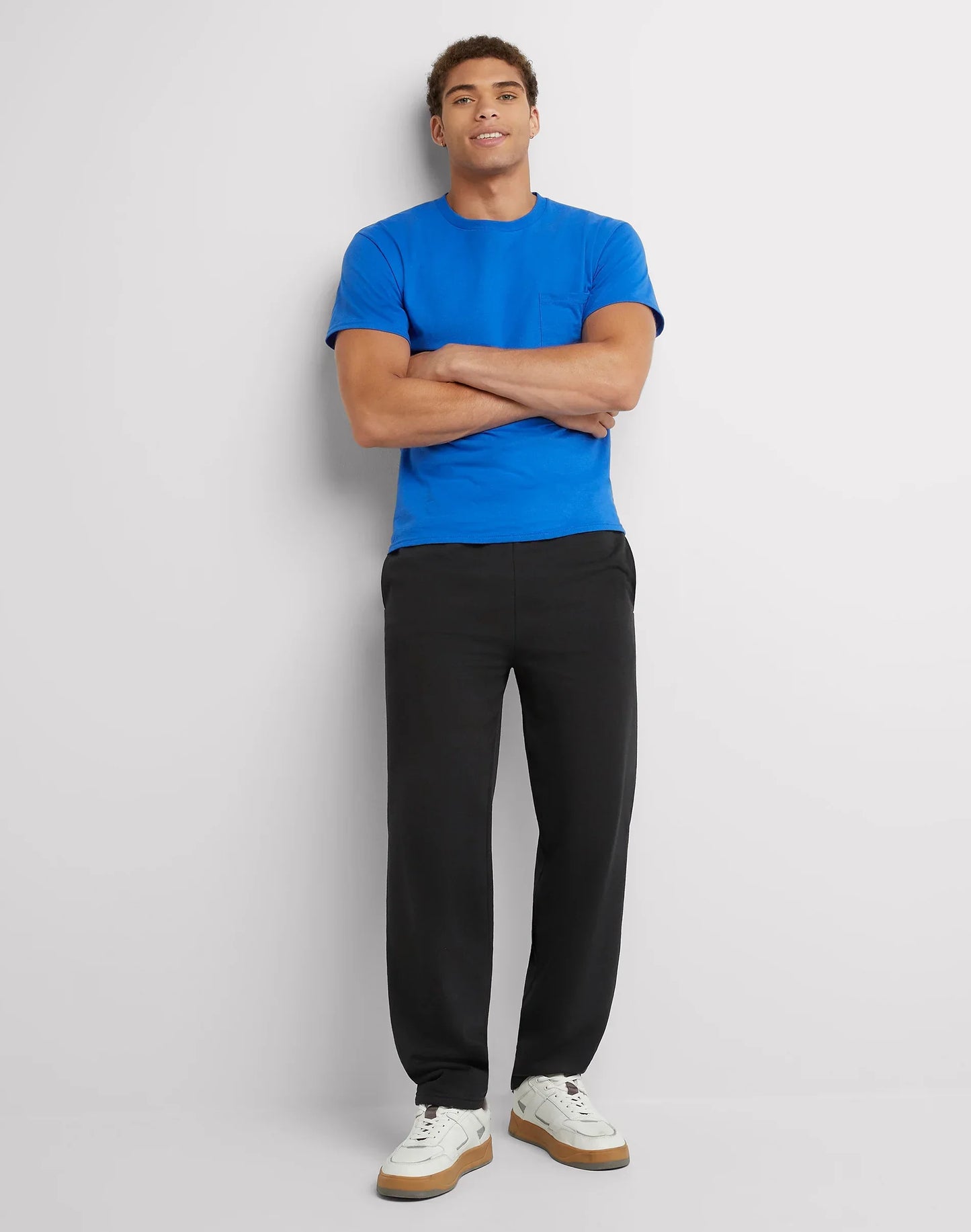 Hanes EcoSmart Men's Fleece Sweatpants with Pockets, 30.5"