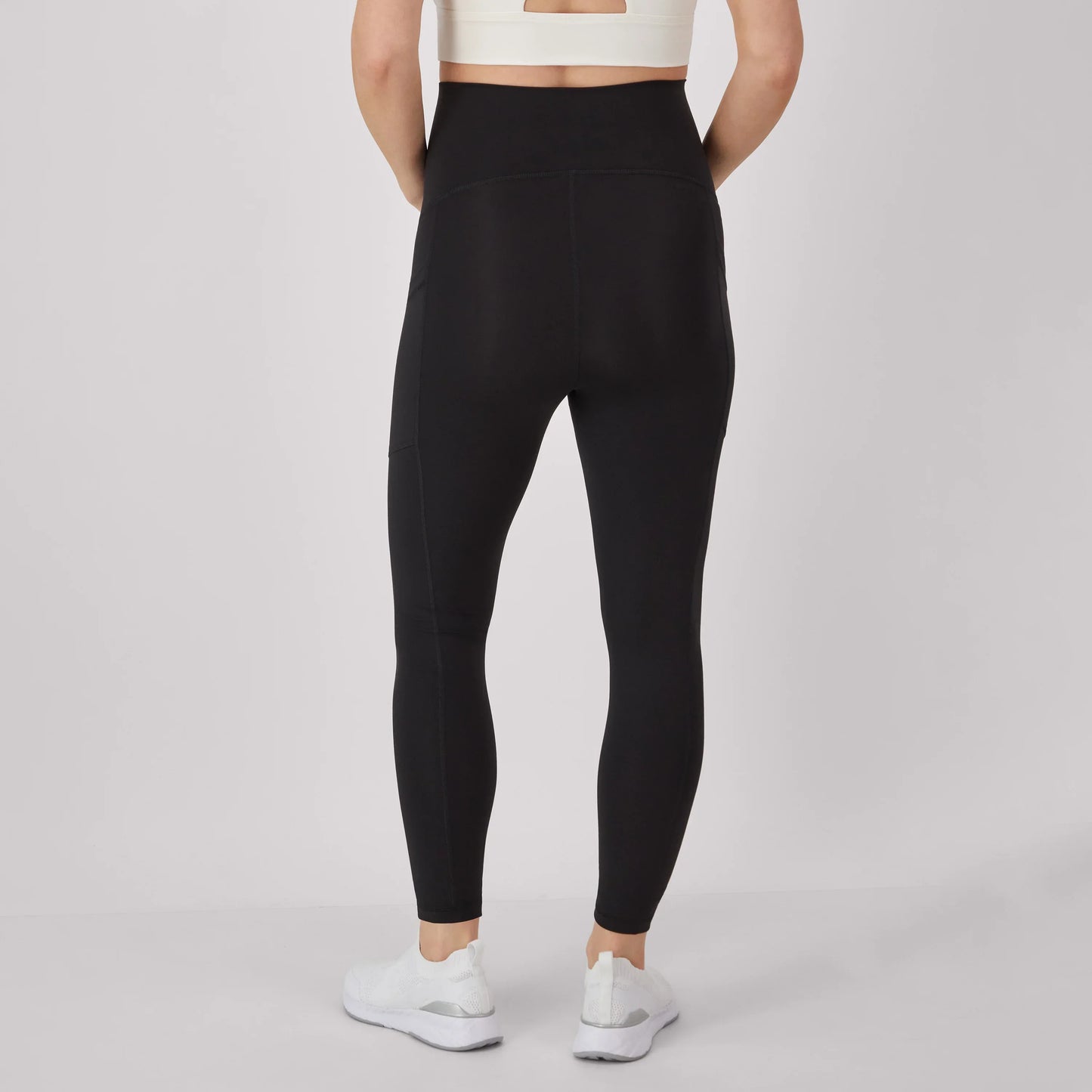 Hanes Maternity Women's Stretch &amp; Recover 7/8 Leggings, 25" Inseam
