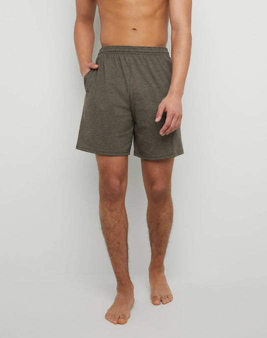 Hanes Essentials Men's Cotton Shorts With Pockets, 7.5"