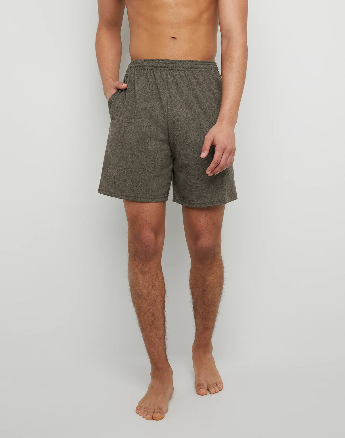 Hanes Essentials Men's Cotton Shorts With Pockets, 7.5"