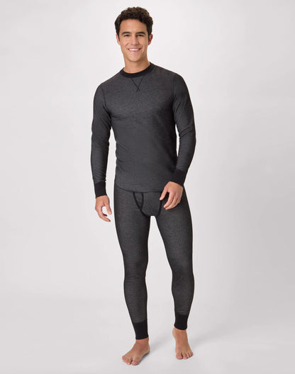 Hanes Men's Long-Sleeve Thermal Shirt, Reversible, Crewneck