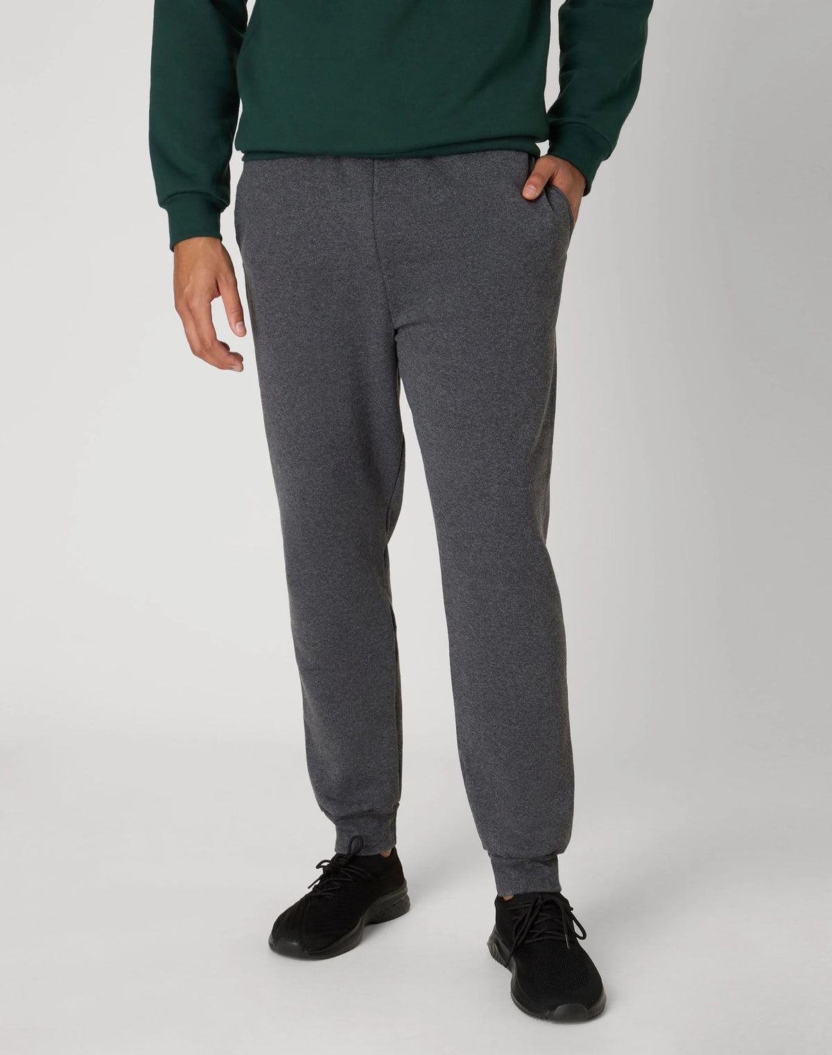 Hanes EcoSmart Men's Fleece Jogger Pants with Pockets, 30.5"