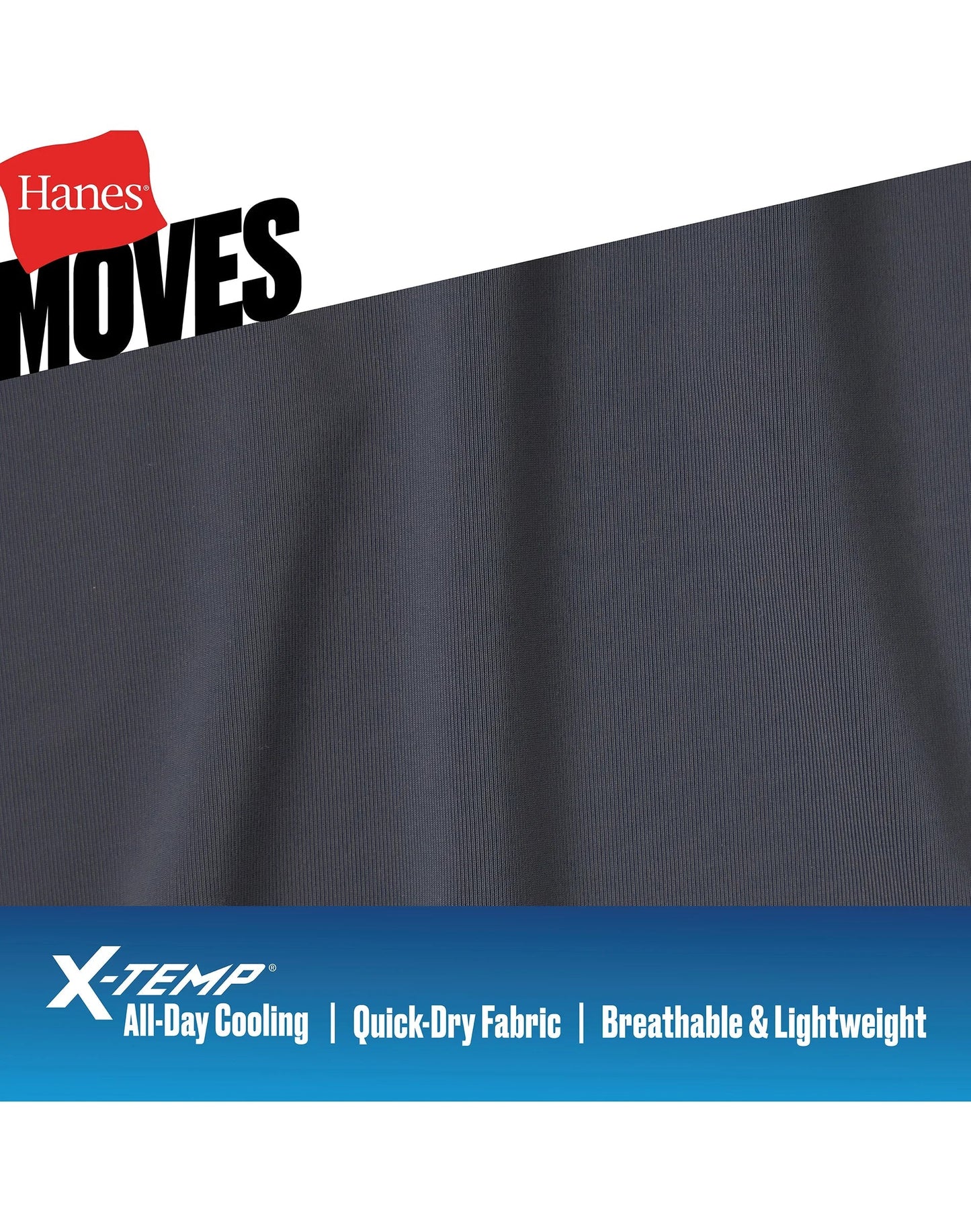 Hanes Moves Ultimate Men's Anti-Chafe Boxer Brief Underwear, Total Support Pouch, X-Temp, Assorted, 4-Pack, 6"