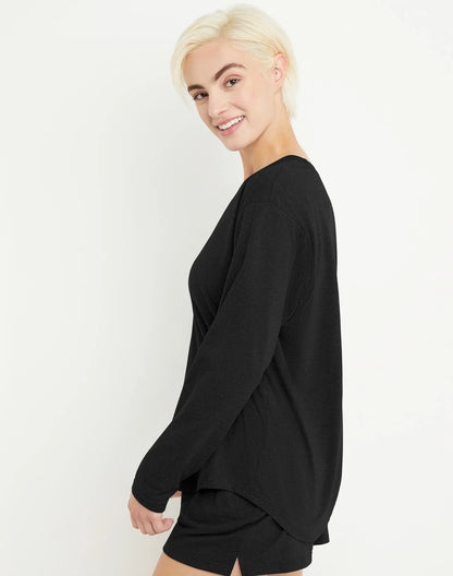 Hanes Originals Tri-Blend Women's Long Sleeve T-Shirt, Relaxed Fit