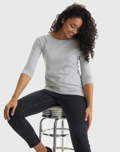 Hanes Women's Raglan Sleeve T-Shirt