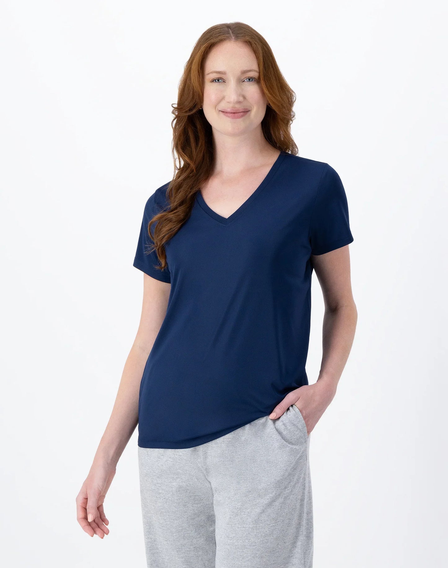 Hanes Sport Cool DRI Women's Performance V-Neck T-Shirt, 5-Pack