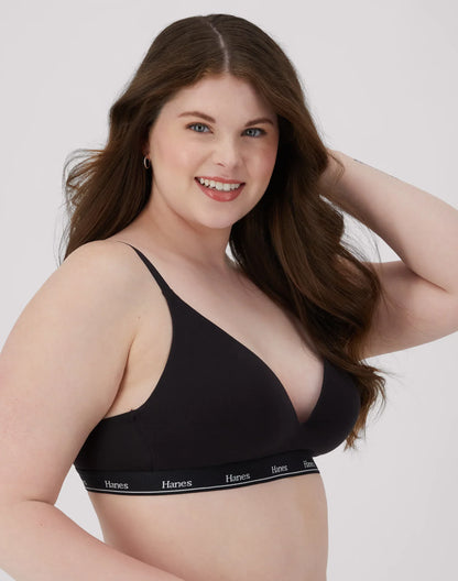 Hanes Originals Women's Contour Bra, Moisture-Wicking Stretch Cotton
