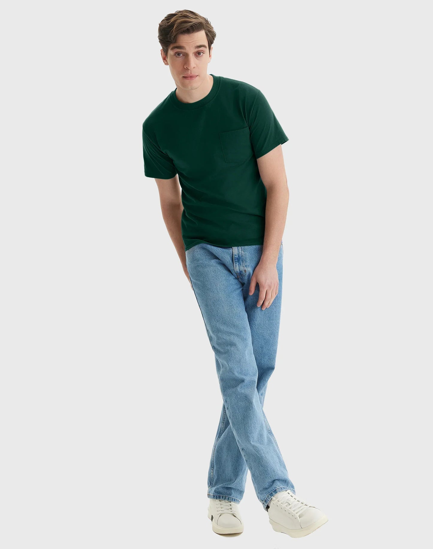 Hanes Beefy-T Unisex Cotton Pocket T-Shirt