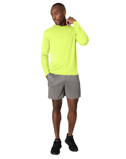 Hanes Cool DRI Men’s Hooded T-Shirt, 3-Pack, Moisture-Wicking