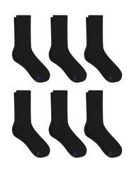 Hanes Men's Performance Cushioned Crew Socks,  6-Pack