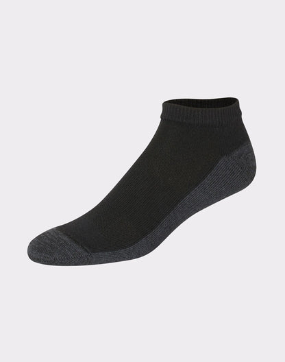 Hanes X-Temp Men's Cushioned Low Cut Socks, 12-Pairs