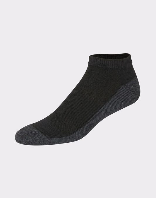 Hanes X-Temp Men's Cushioned Low Cut Socks, 12-Pairs
