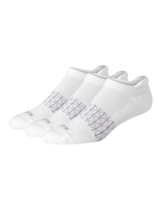 Hanes Absolute Active Men&rsquo;s Cushioned Heel Shield Socks, Shoe Sizes 6-12, 3-Pairs
