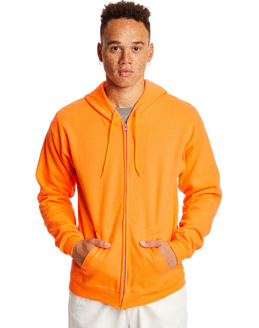 Hanes EcoSmart Unisex Full-Zip Fleece Hoodie