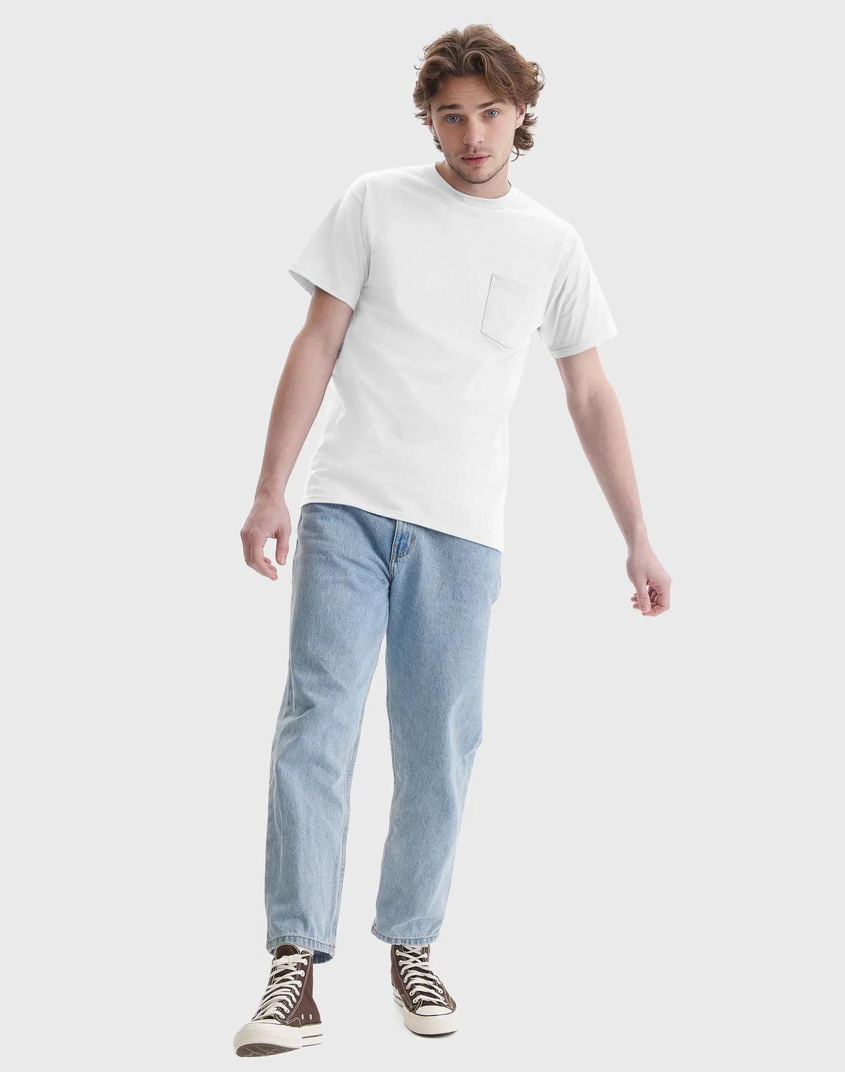 Hanes Men's Authentic Pocket T-Shirt
