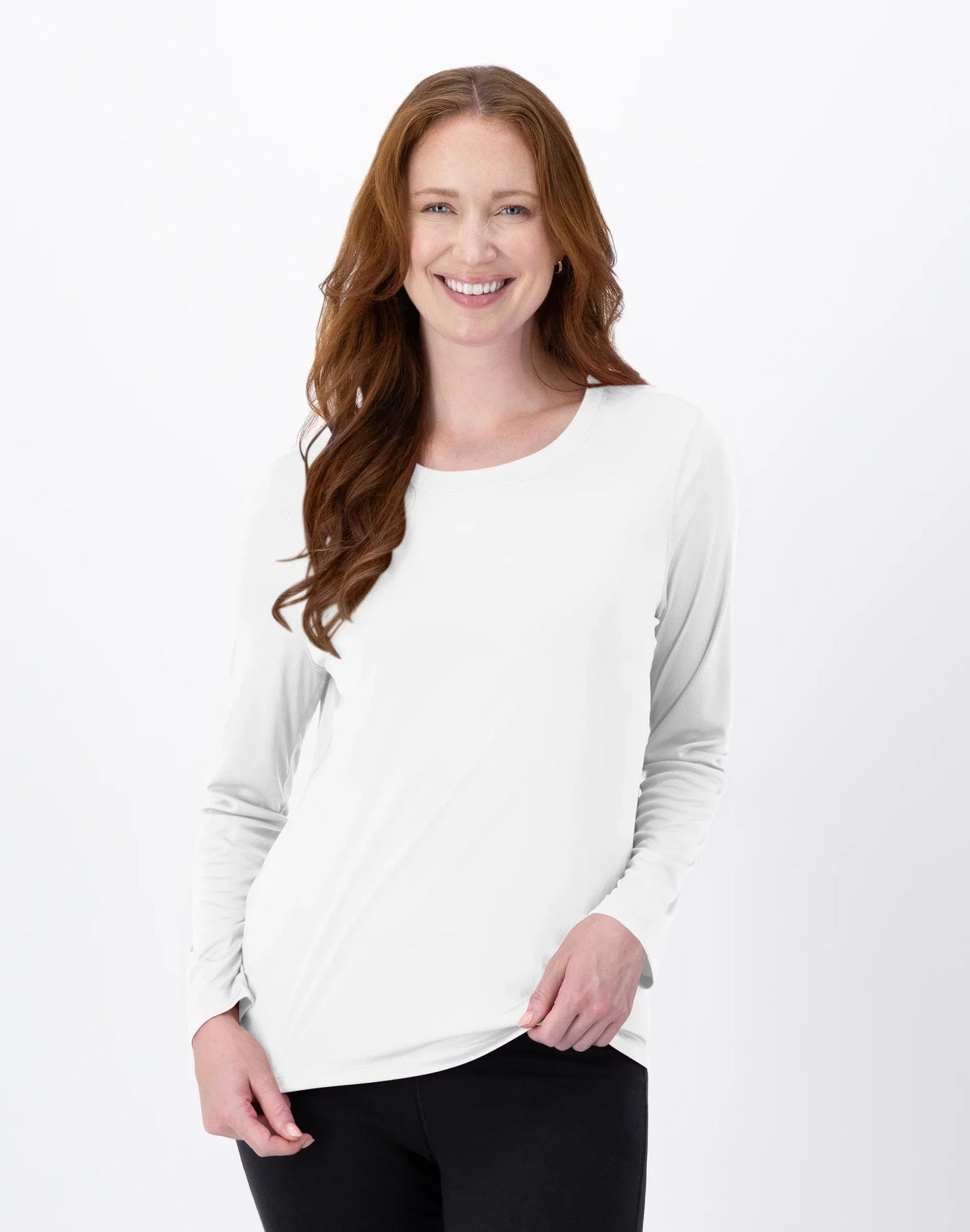 Hanes Sport Cool DRI Women's Performance Long Sleeve T-Shirt, 4-Pack