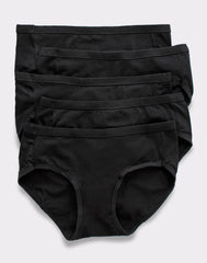 Hanes Ultimate ComfortSoft Women&rsquo;s Hipster Underwear, 5-Pack