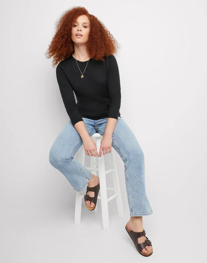 Hanes Women's Long Sleeve Cotton T-Shirt