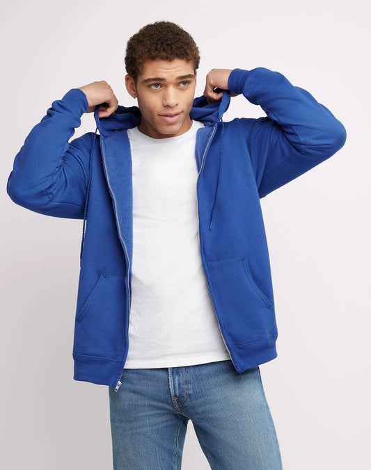 Hanes Ultimate Men's Full-Zip Heavyweight Fleece Hoodie