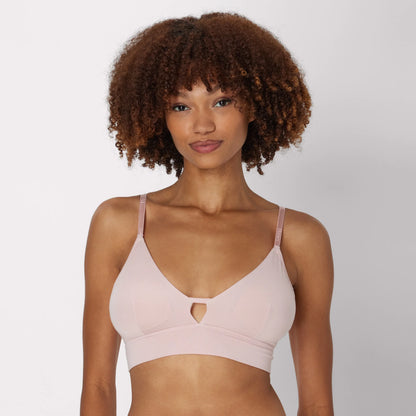 Hanes Originals Women's SuperSoft Longline Triangle Bralette
