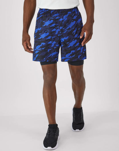 Hanes Moves Men's 2-in-1 Gym Shorts, 5" Inseam