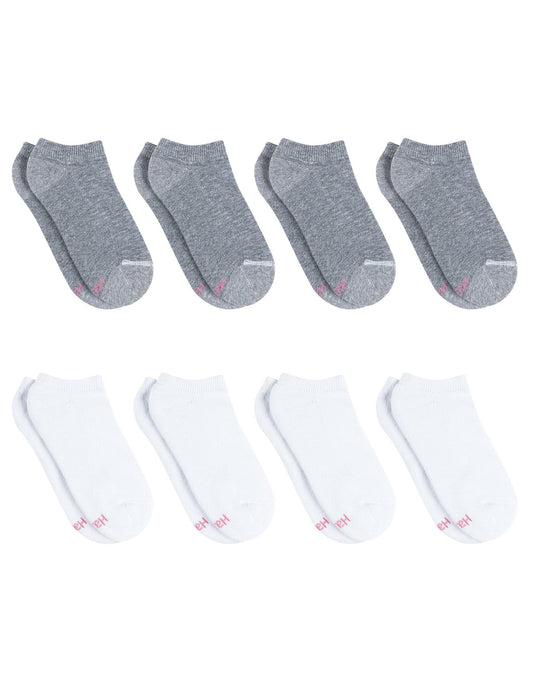 Hanes Ultimate Women's No Show Socks Pack, Cushioned, 8-Pairs